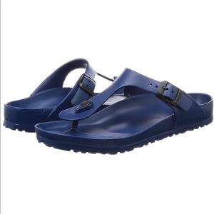 Birkenstock’s | Navy Blue Gizeh Eva Essentials 38